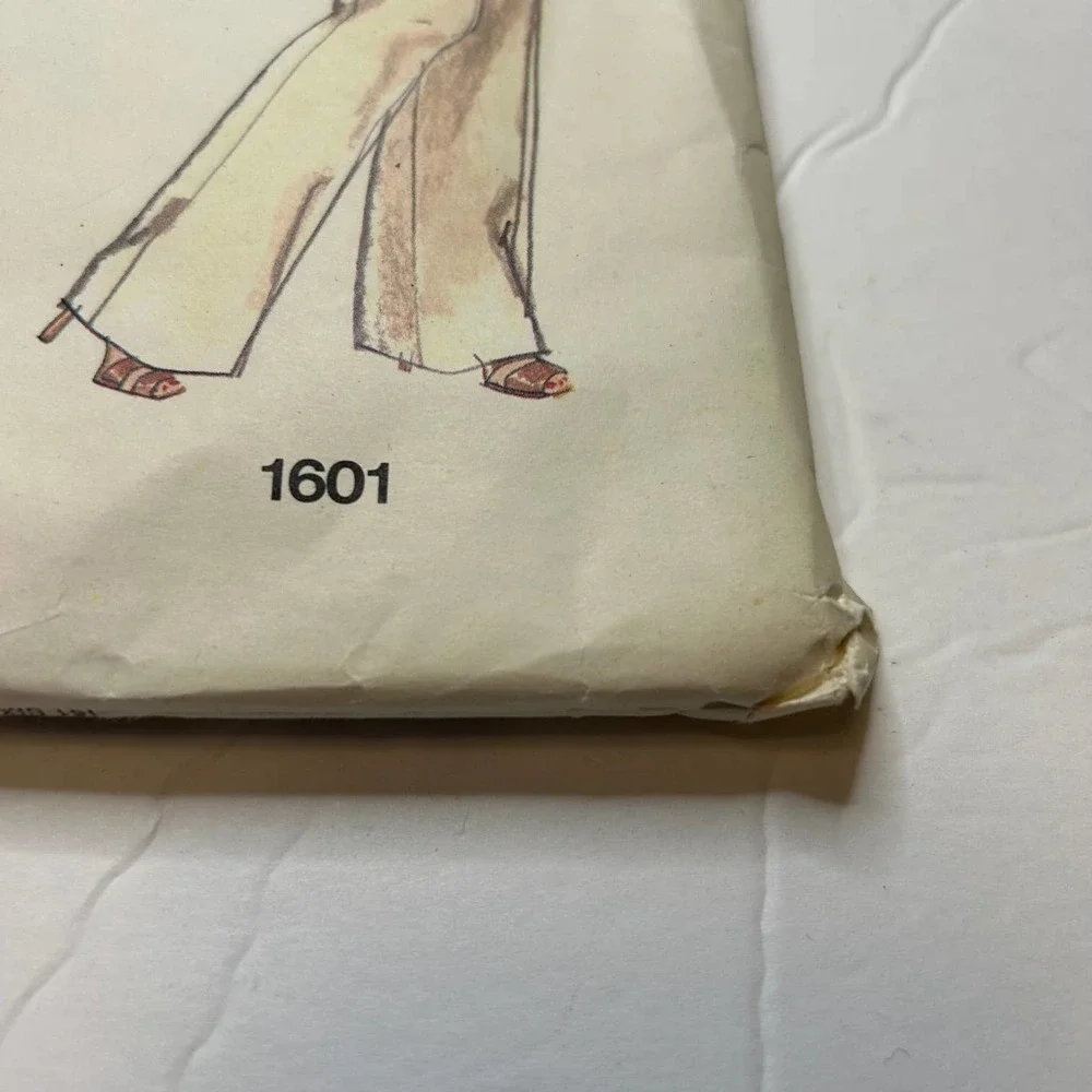 Vogue Paris Original‎ Pierre Balmain Vintage 1970's Pattern #1601 Size 16